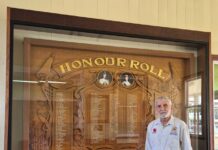 WWI Honour Board in place