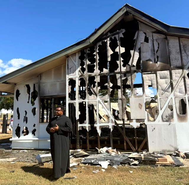 Church destroyed, but faith remains